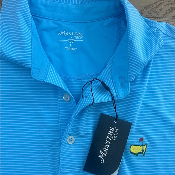 Masters Light Blue Golf Polo Shirt - Picture 5 of 6
